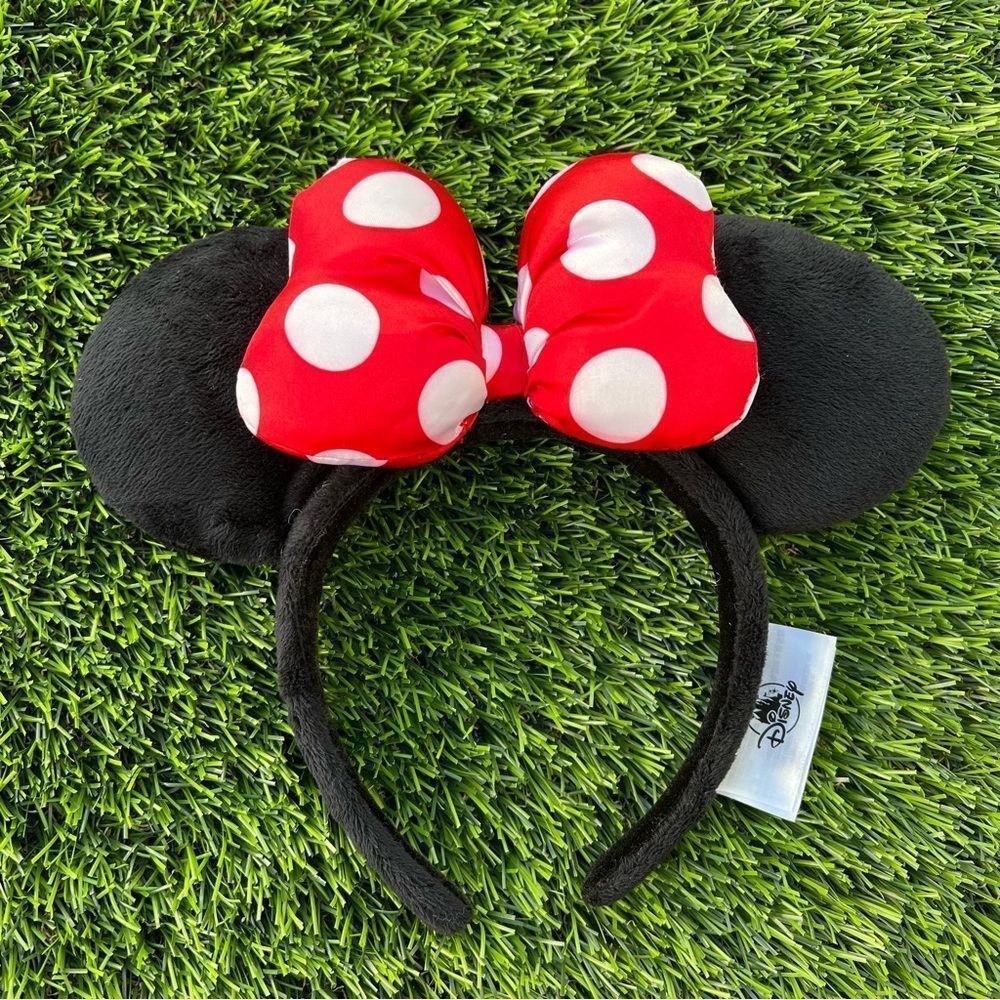 Disney Collectible Disney Ears Headband - Minnie Mouse Satin - Polka Dot Bow